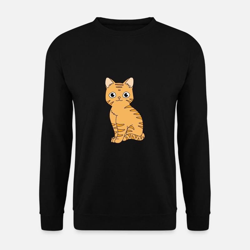 Tabby Katze - Unisex Pullover - Schwarz