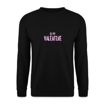 Valentine`s Day 2023 - Unisex Pullover - Schwarz - Vorne - Alina (178cm) & Michal (187cm)