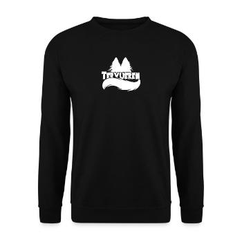 Silhouette Tervueren - White - Unisex Sweatshirt - black - Front - Alina (178cm) & Michal (187cm)