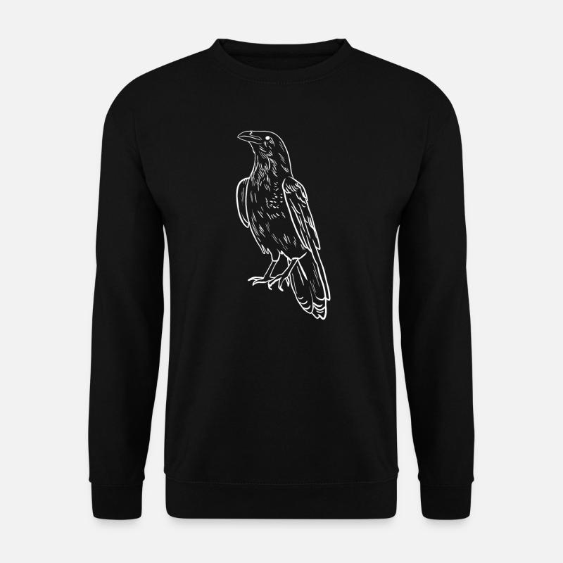 Crow Line - Unisex Sweatshirt - black
