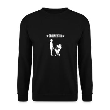 BBQ - Unisex Pullover - Schwarz - Vorne - Alina (178cm) & Michal (187cm)