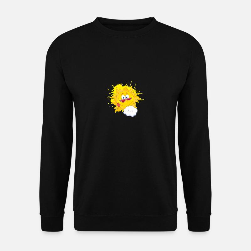 Sonne - Unisex Pullover - Schwarz