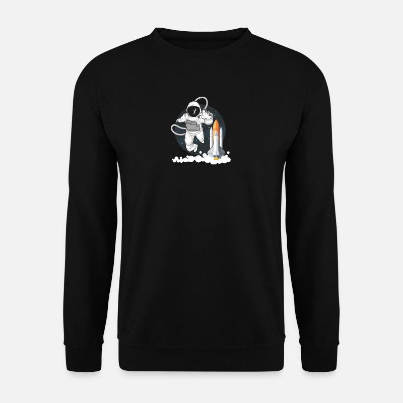 Astronaute dans l'espace - Sweat-shirt Unisexe - noir