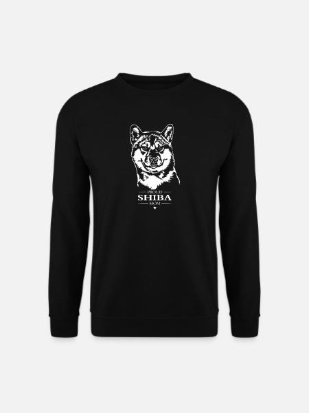 Shiba Mom Shiba Inu Hunde Hund Wilsigns - Unisex Pullover - Schwarz