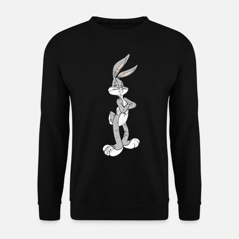 Looney Tunes Bugs Bunny Vintage Pose - Unisex Pullover - Schwarz