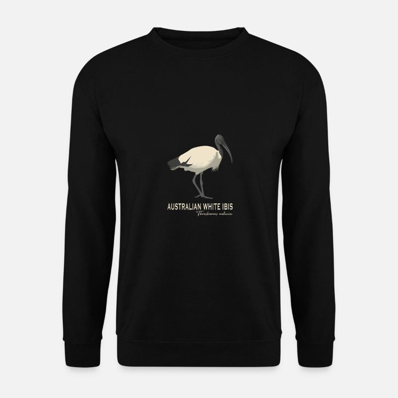 Australian white Ibis - Unisex Sweatshirt - black