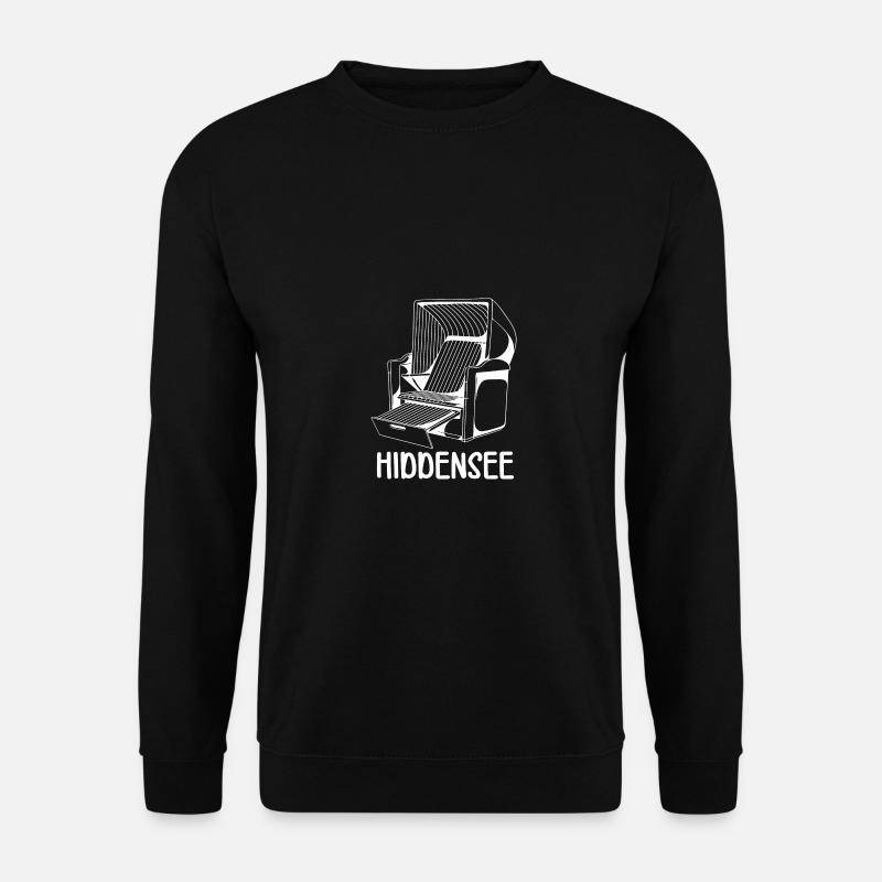 CHAISE DE PLAGE HIDDENSEE - Sweat-shirt Unisexe - noir