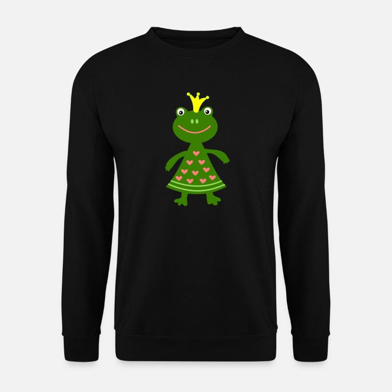 Frosch Königin - Unisex Pullover - Schwarz