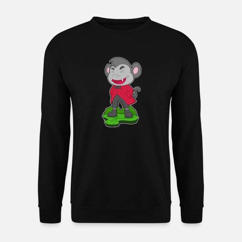 Singe Halloween Vampire - Sweat-shirt Unisexe - noir