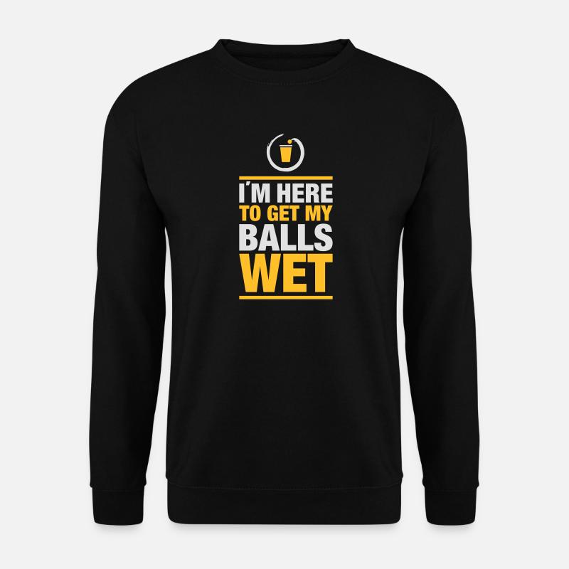 Bier Pong Bälle - Unisex Pullover - Schwarz