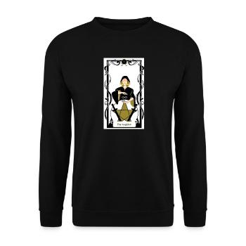 Le magicien  - Sweat-shirt Unisexe - noir - Devant - Alina (178cm) & Michal (187cm)