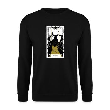 Teufel - Unisex Pullover - Schwarz - Vorne - Alina (178cm) & Michal (187cm)