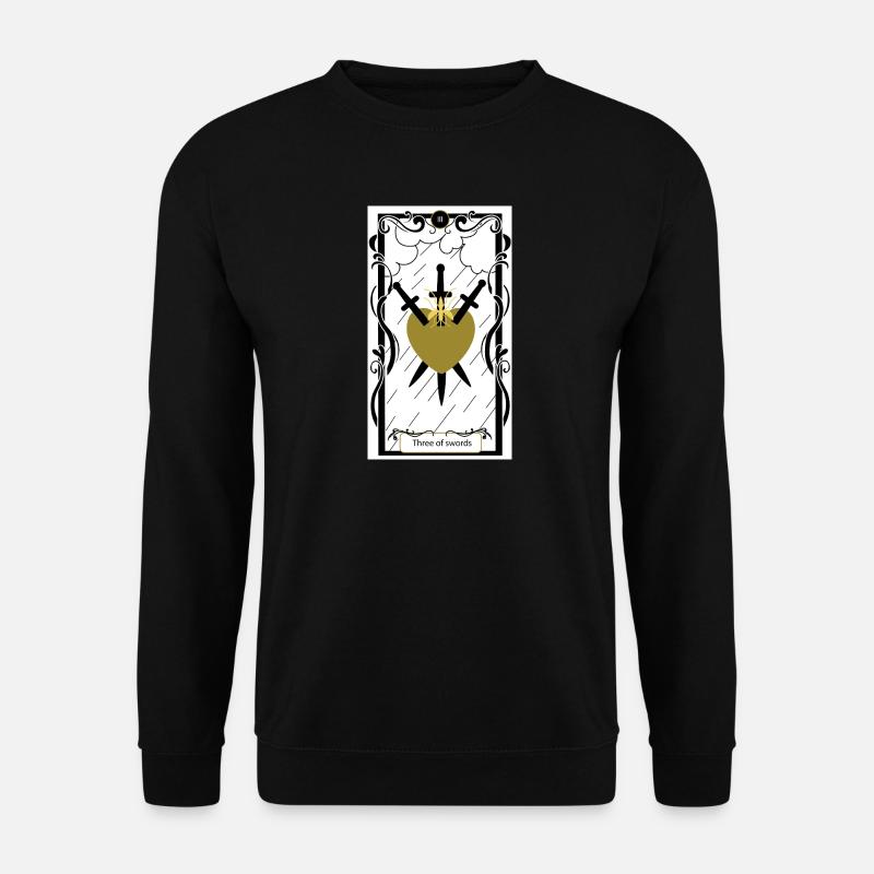 three of swords - Unisex Sweatshirt - black