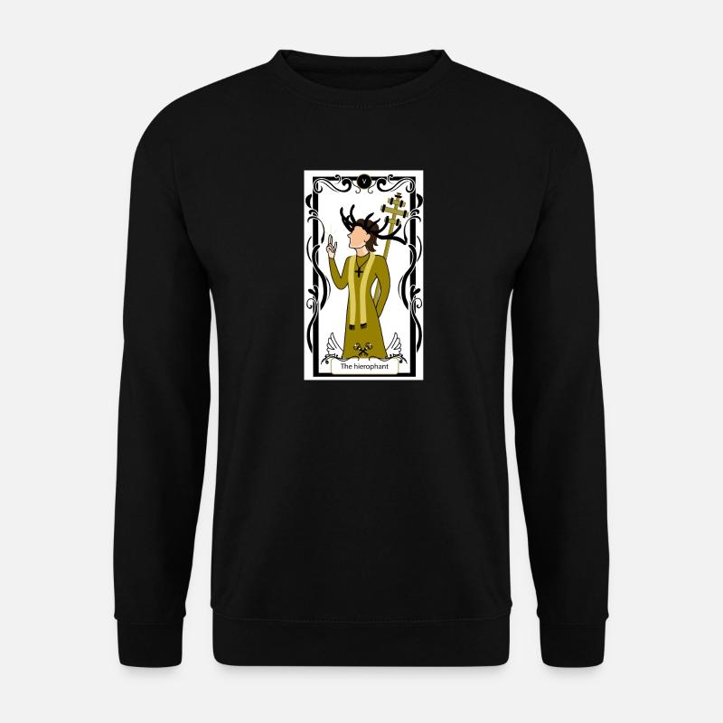 Der Hierophant - Unisex Pullover - Schwarz