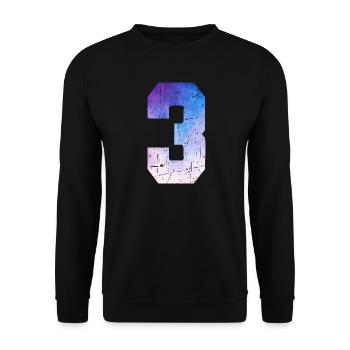 Issue 3 – 3 Year Anniversary Gift - Unisex Sweatshirt - black - Front - Alina (178cm) & Michal (187cm)