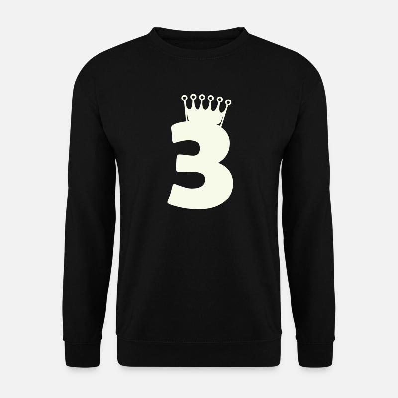 3_krone - Unisex Sweatshirt - black