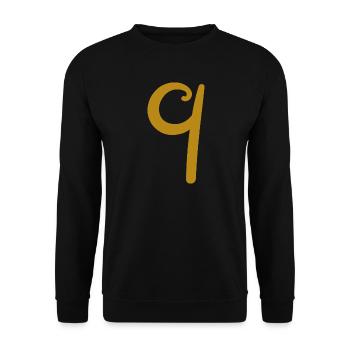 9 - Sweat-shirt Unisexe - noir - Devant - Alina (178cm) & Michal (187cm)