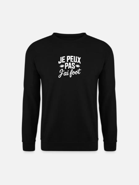 Je peux pas j'ai rugby - Sweat-shirt Unisexe - noir