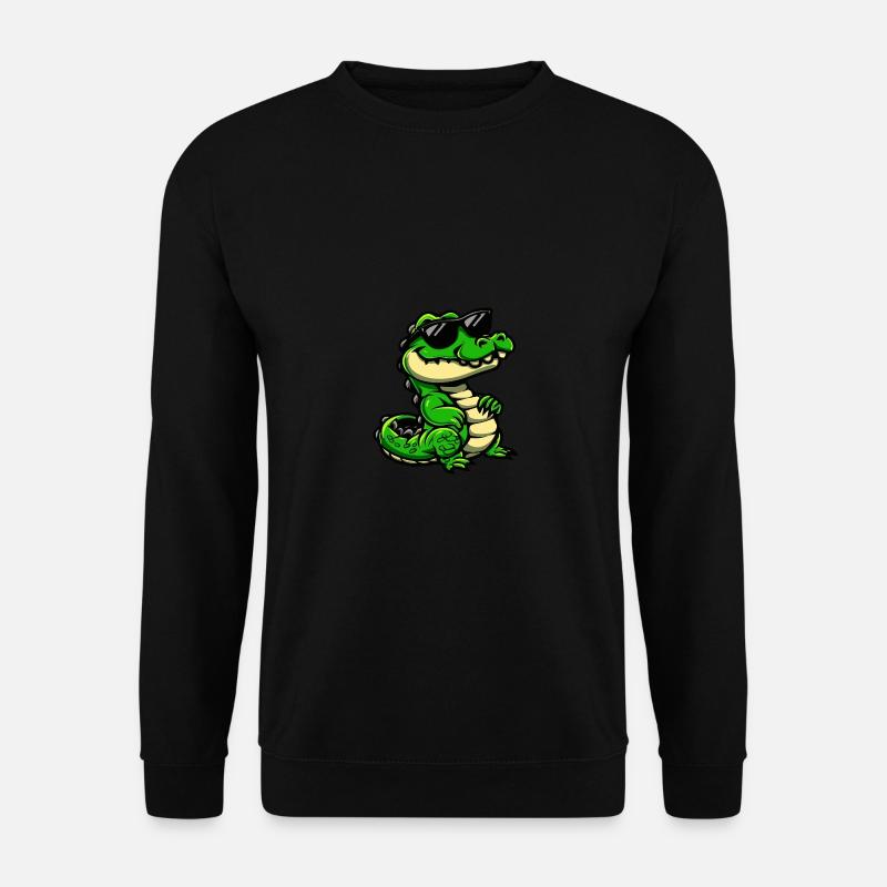 Alligator Cool Tier - Unisex Pullover - Schwarz