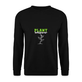 Plant Whisperer Greenskeeper Poison - Unisex Sweatshirt - black - Front - Alina (178cm) & Michal (187cm)