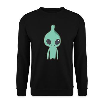 Alien - Sweat-shirt Unisexe - noir - Devant - Alina (178cm) & Michal (187cm)