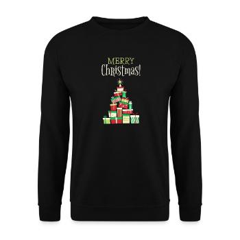 Joyeux Noël - Sweat-shirt Unisexe - noir - Devant - Alina (178cm) & Michal (187cm)