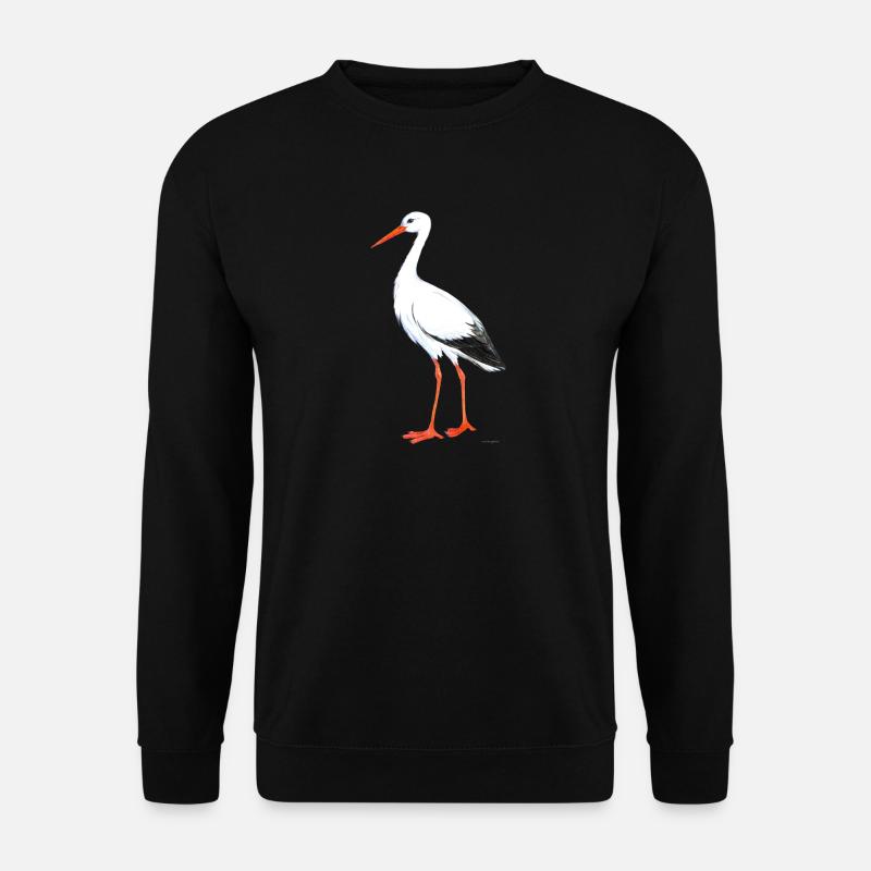 Storch - Unisex Pullover - Schwarz