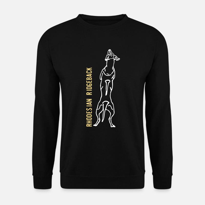 Rhodesian Ridgeback back - Unisex Sweatshirt - black