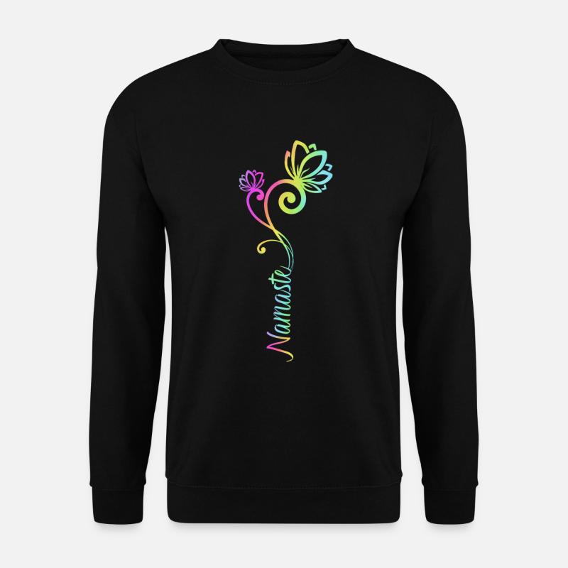 Namaste - Unisex Pullover - Schwarz