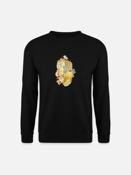 Rock crystal with garnet - Unisex Sweatshirt - black