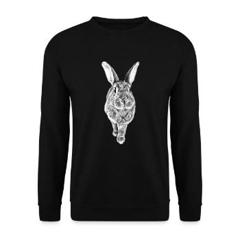 Daisy - Unisex Sweatshirt - black - Front - Alina (178cm) & Michal (187cm)