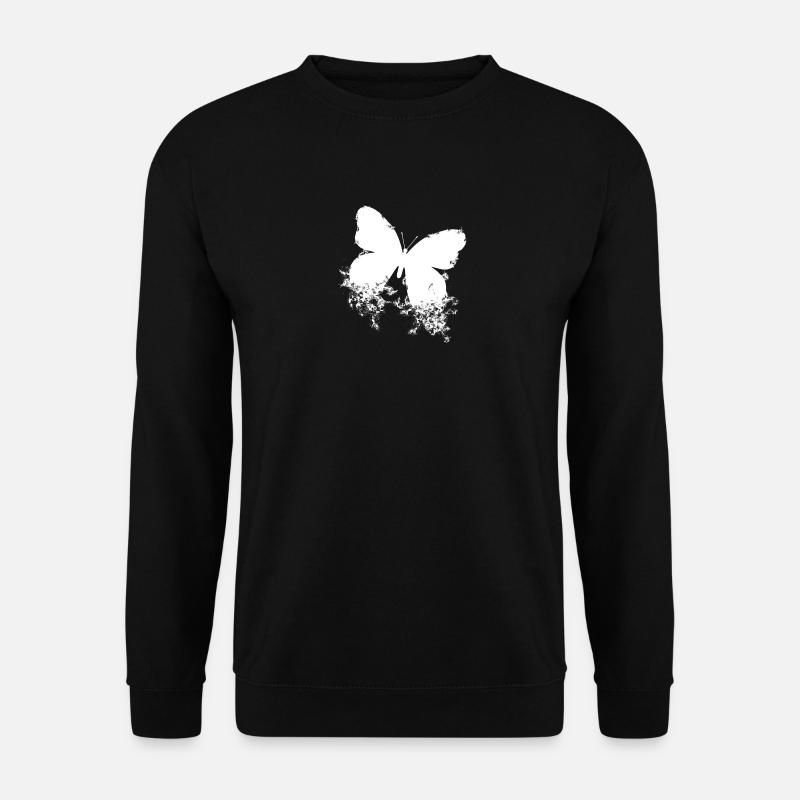 schmetterling - Unisex Pullover - Schwarz