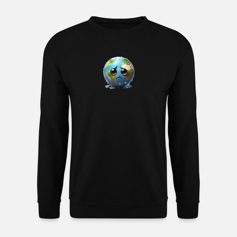 Weeping sad earth - Unisex Sweatshirt - black
