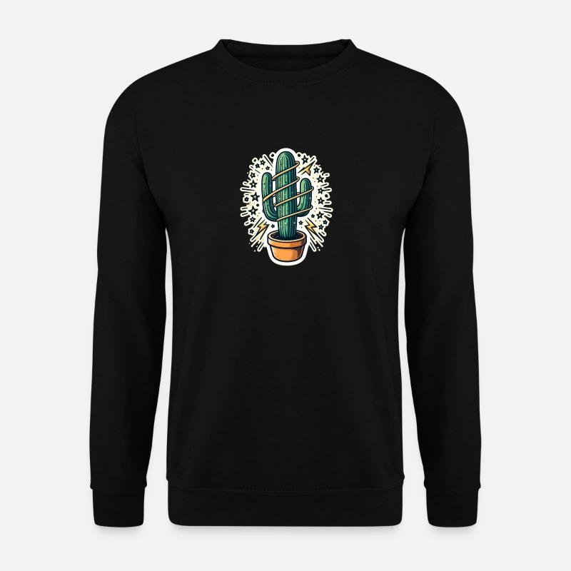 Kaktus - Unisex Pullover - Schwarz