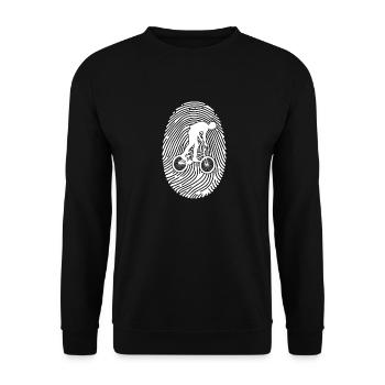 Vélo VTT - Sweat-shirt Unisexe - noir - Devant - Alina (178cm) & Michal (187cm)