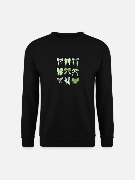 Grüne Schleifen - Unisex Pullover - Schwarz