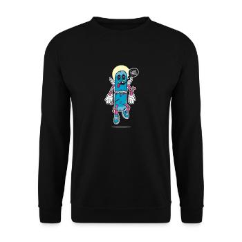 the last skateboard trick - Sweat-shirt Unisexe - noir - Devant - Alina (178cm) & Michal (187cm)
