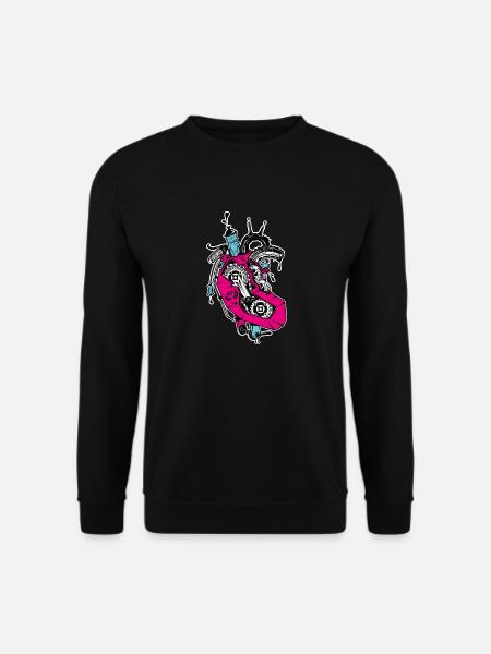 Rad-Herz - Unisex Pullover - Schwarz