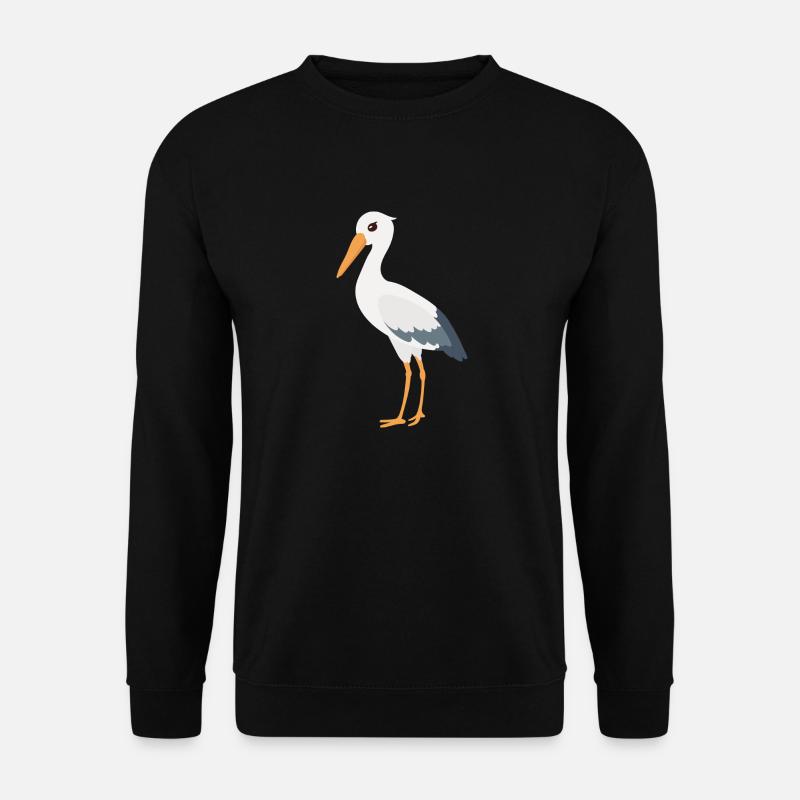 Storch - Unisex Pullover - Schwarz