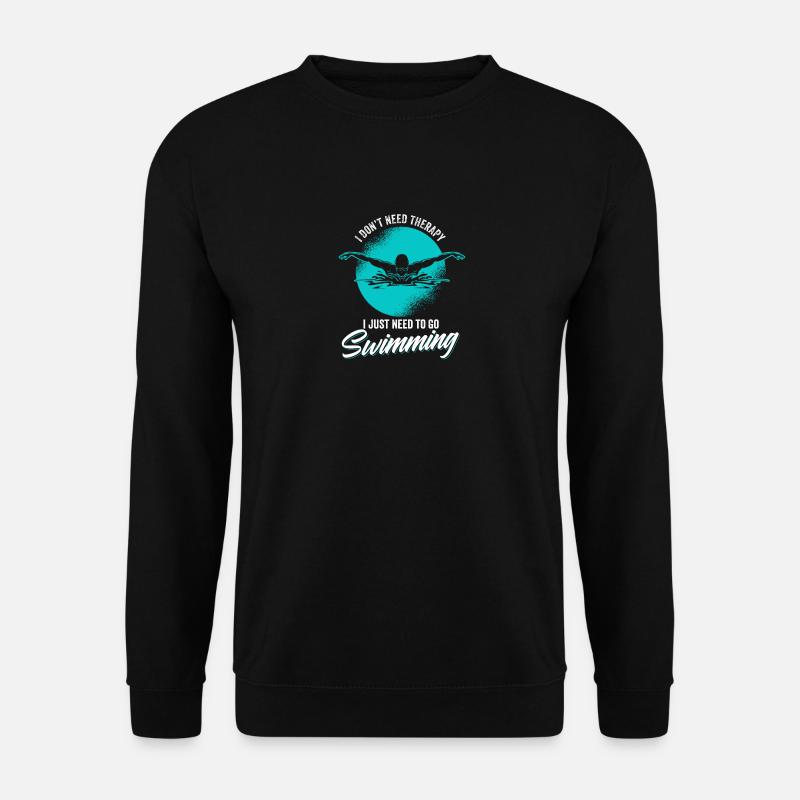 Schwimmen Schwimmverein Wettkampfschwimmen - Unisex Pullover - Schwarz