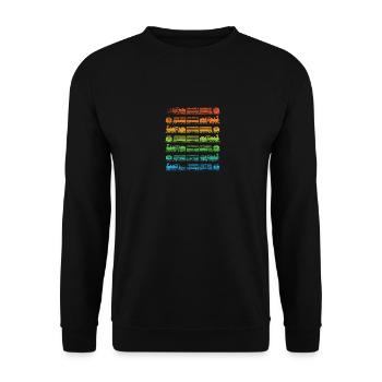 Chemin de fer conducteurs de trains miniatures - Sweat-shirt Unisexe - noir - Devant - Alina (178cm) & Michal (187cm)