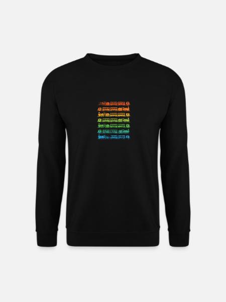 Railway Locomotive Driver Model Railway - Unisex Sweatshirt - black