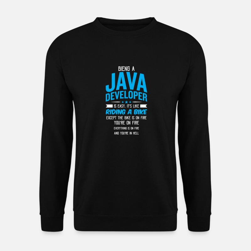 Java Developer - Unisex Pullover - Schwarz