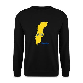 Schweden Sweden - Unisex Pullover - Schwarz - Vorne - Alina (178cm) & Michal (187cm)