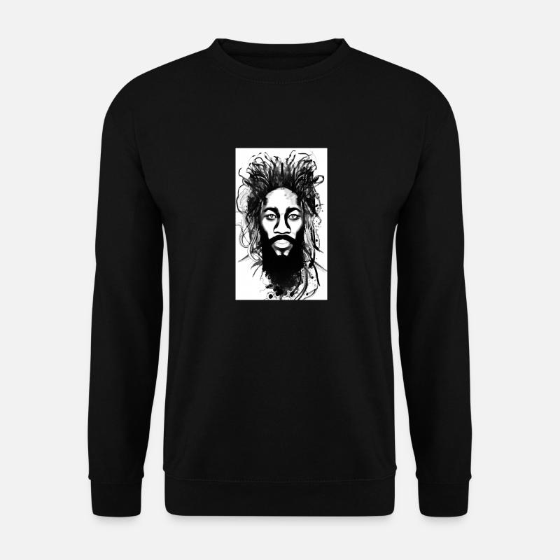 Rastafari - Unisex Pullover - Schwarz