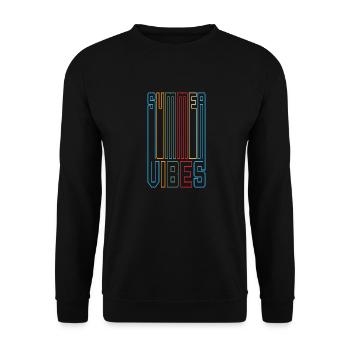 Ambiance estivale - Sweat-shirt Unisexe - noir - Devant - Alina (178cm) & Michal (187cm)