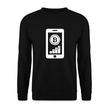 Bitcoin bullrun - Sweat-shirt Unisexe - noir - Devant - Alina (178cm) & Michal (187cm)