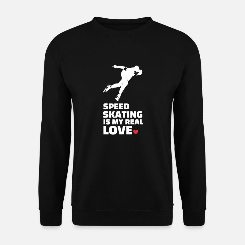 Ich Liebe Speed Skating - Unisex Pullover - Schwarz