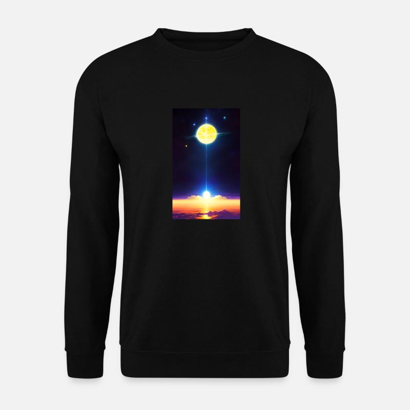 Solar System | Planets | Space | Star - Unisex Sweatshirt - black