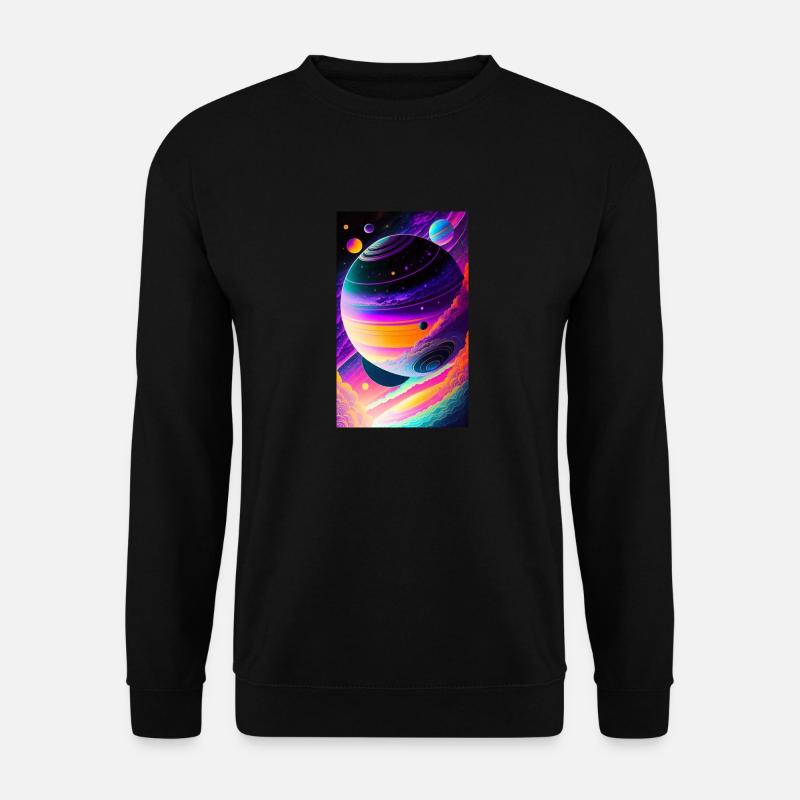 Solar System | Planets | Space | Star - Unisex Sweatshirt - black